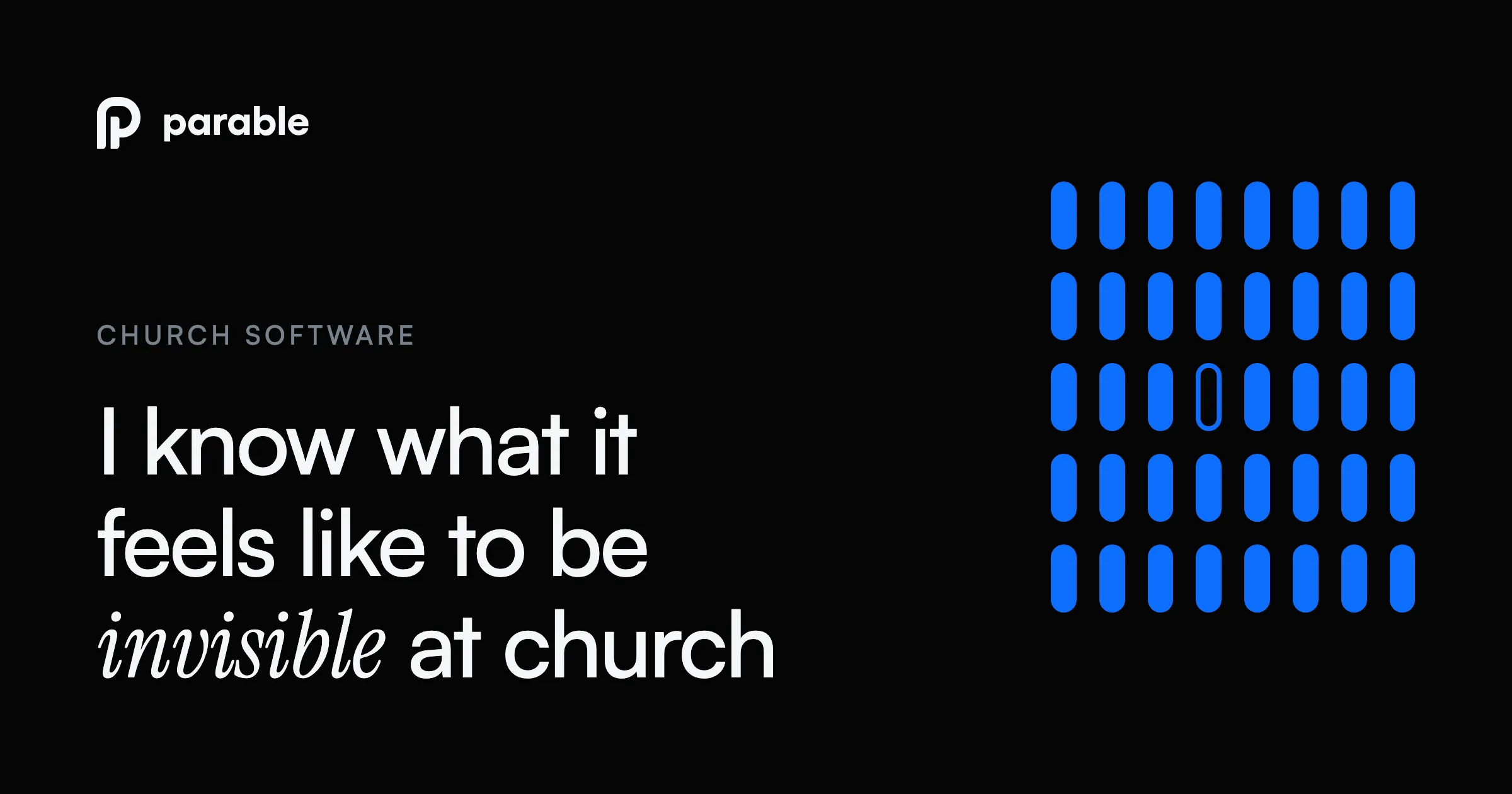 I Know What It Feels Like to Be Invisible at Church
