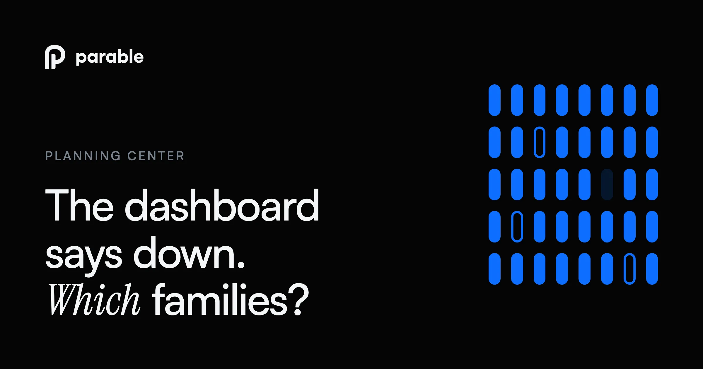 Planning Center Dashboards: What They Show, and Where the Number Stops